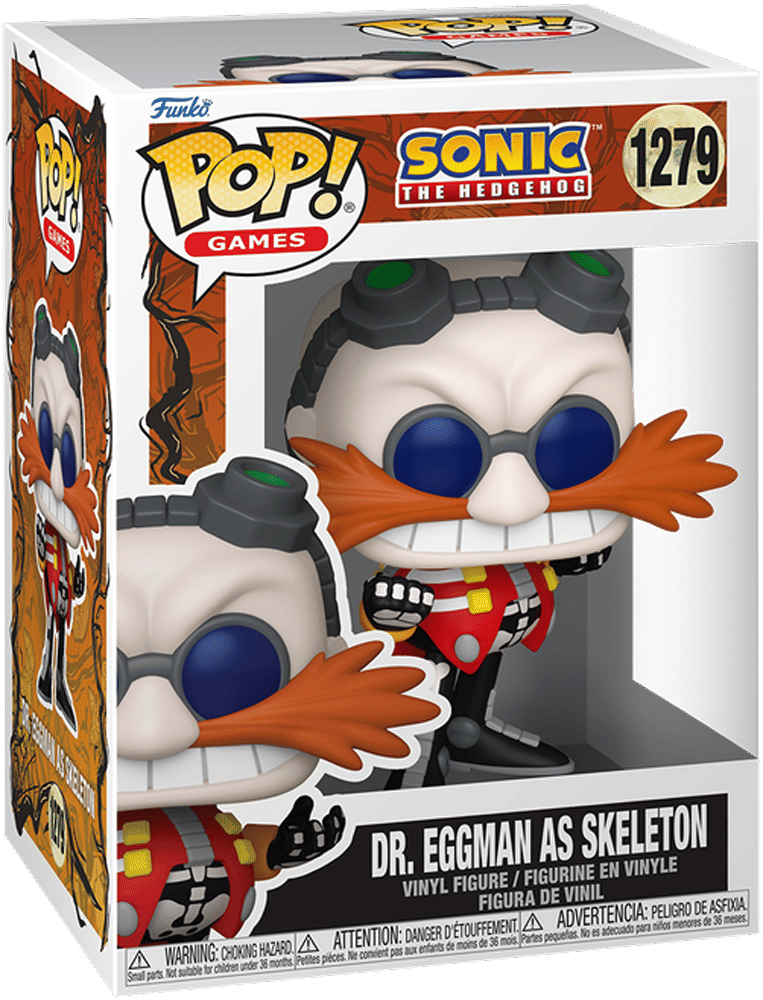 Funko Sonic the Hedgehog – Dr. Eggman as Skeleton (Halloween) Pop! Vinyl