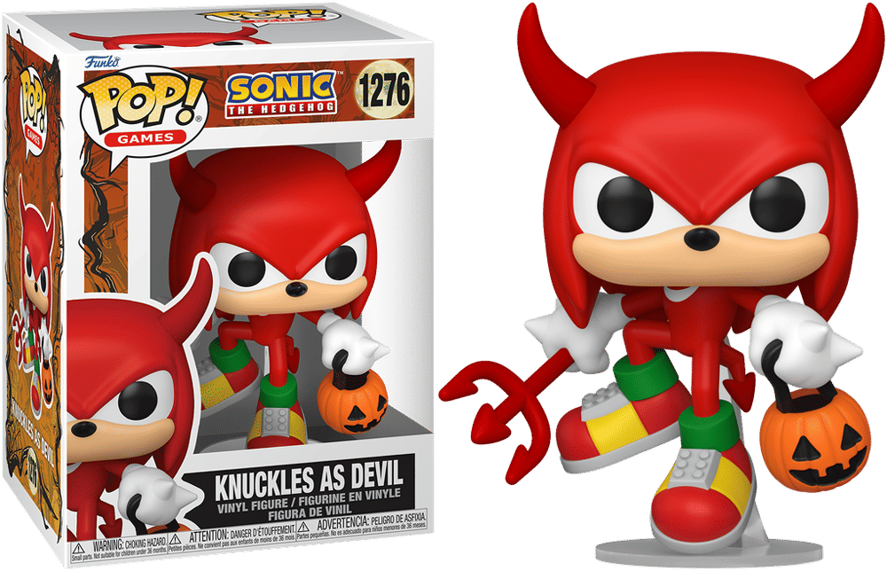 Funko Sonic the Hedgehog – Knuckles as Devil (Halloween) Pop! Vinyl