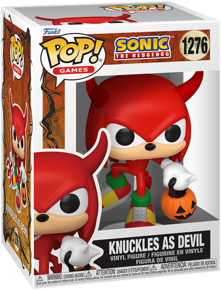 Funko Sonic the Hedgehog – Knuckles as Devil (Halloween) Pop! Vinyl