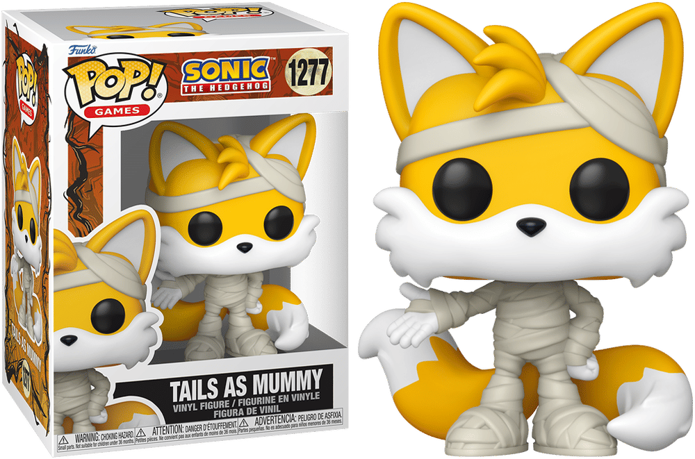 Funko Sonic the Hedgehog – Tails as Mummy (Halloween) Pop! Vinyl