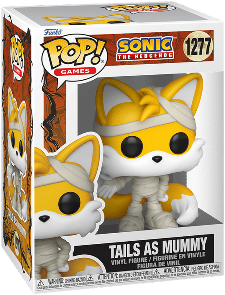 Funko Sonic the Hedgehog – Tails as Mummy (Halloween) Pop! Vinyl