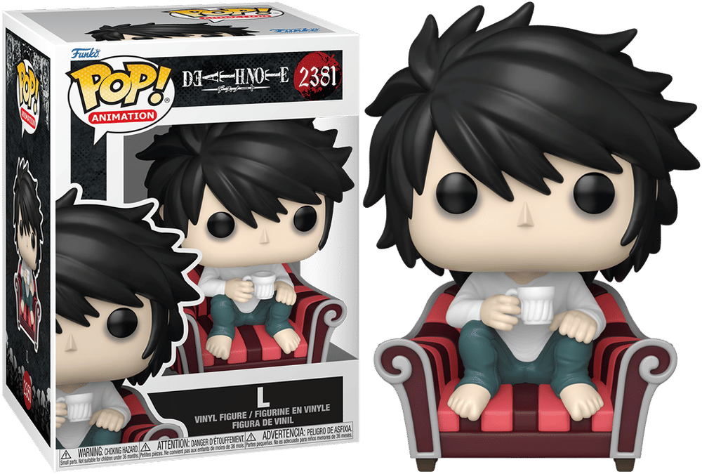 Funko Death Note – L (on Chair) Pop! Vinyl