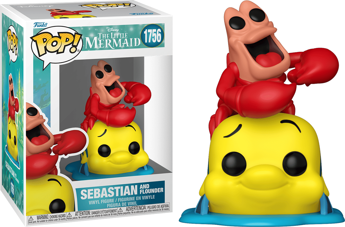 Funko The Little Mermaid (1989) – Sebastian & Flounder Pop! Vinyl