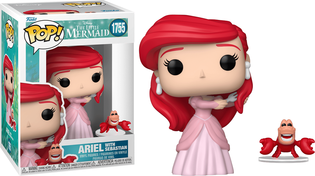 Funko The Little Mermaid (1989) – Ariel with Sebastian Pop! Vinyl