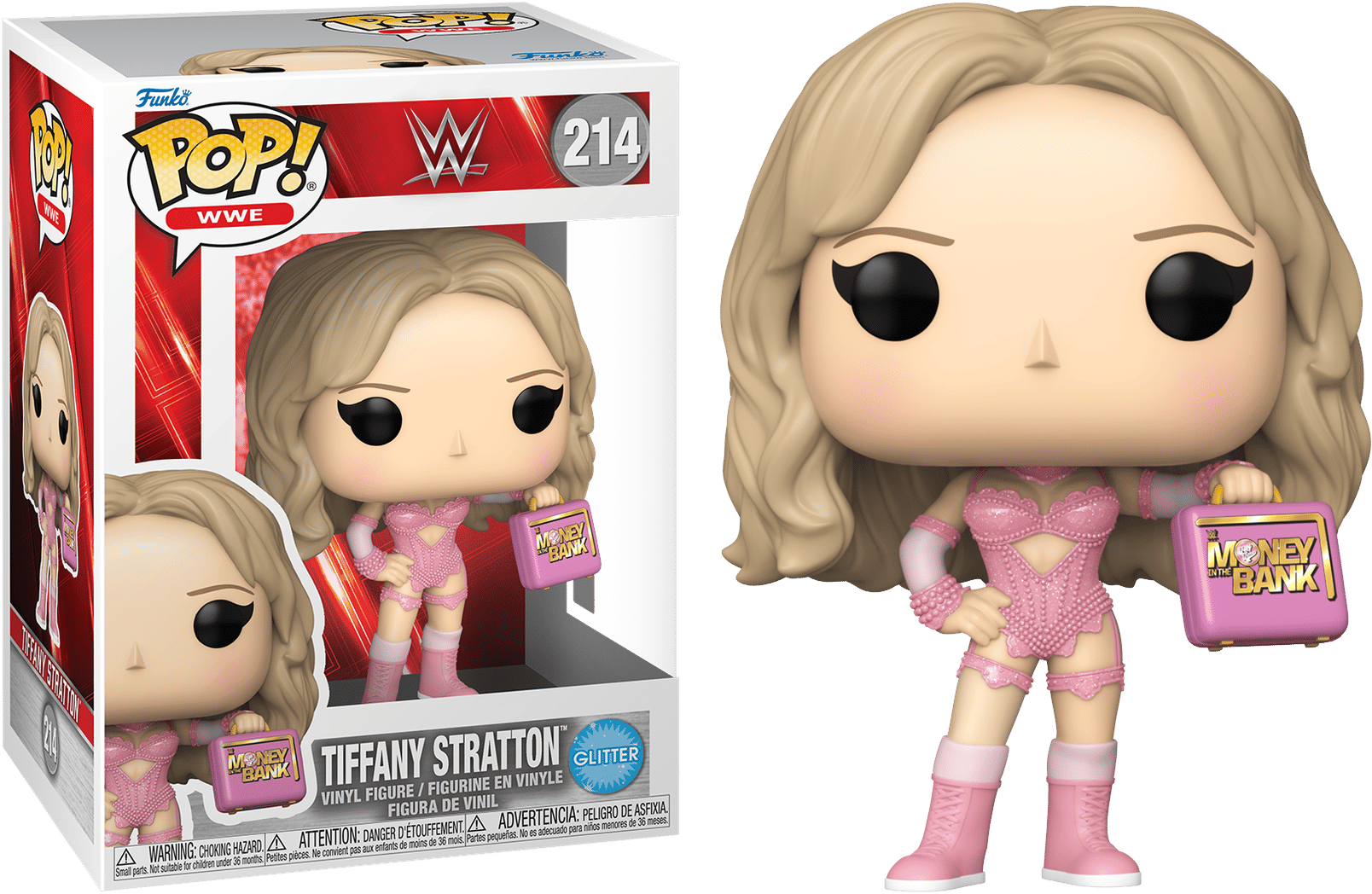 Funko WWE – Tiffany Stratton (MITB) (Glitter) Pop! Vinyl