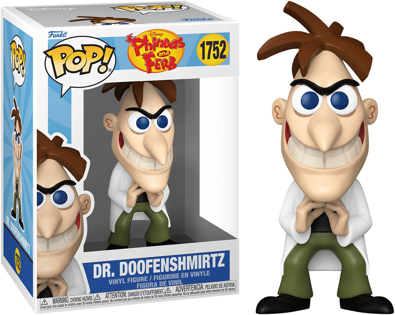 Funko Phineas and Ferb – Dr. Doofenshmirtz Pop! Vinyl