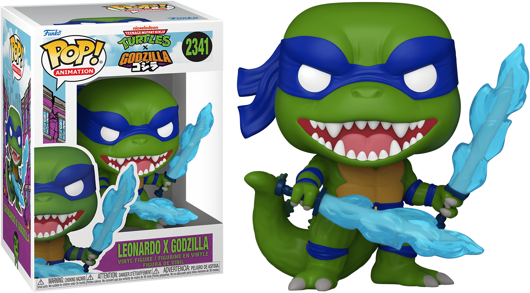 Funko Teenage Mutant Ninja Turtles x Godzilla – Leonardo x Godzilla Pop! Vinyl