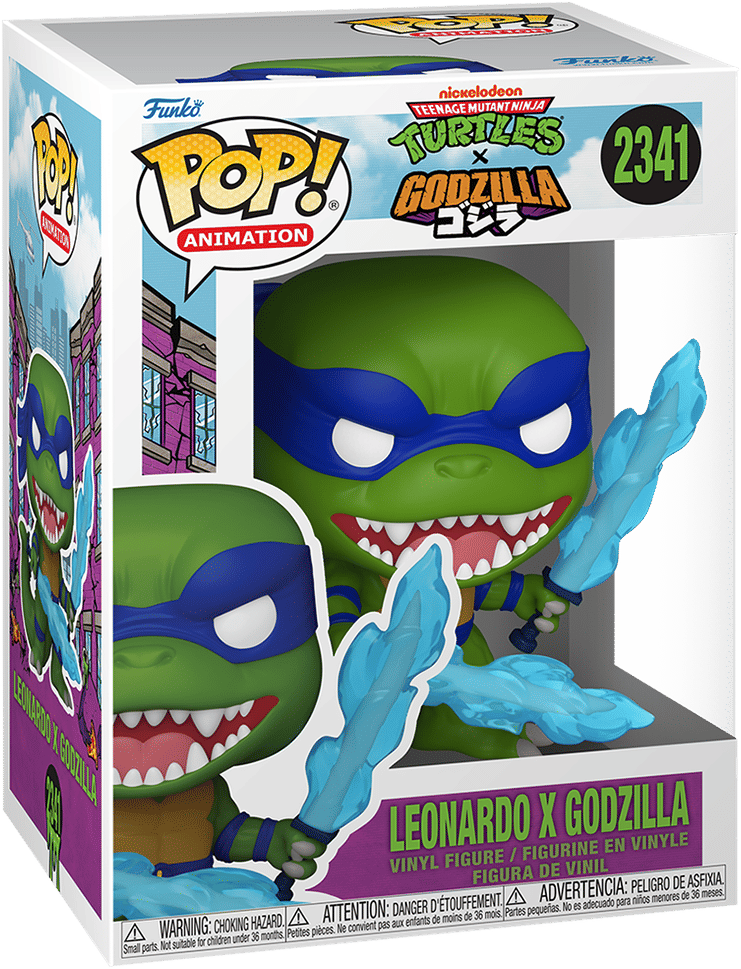 Funko Teenage Mutant Ninja Turtles x Godzilla – Leonardo x Godzilla Pop! Vinyl