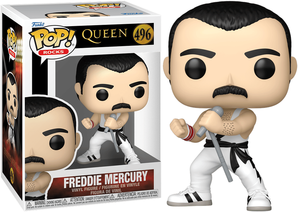 Funko Queen – Freddie Mercury (White Singlet) Pop! Vinyl