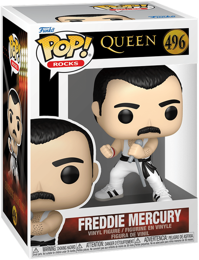 Funko Queen – Freddie Mercury (White Singlet) Pop! Vinyl