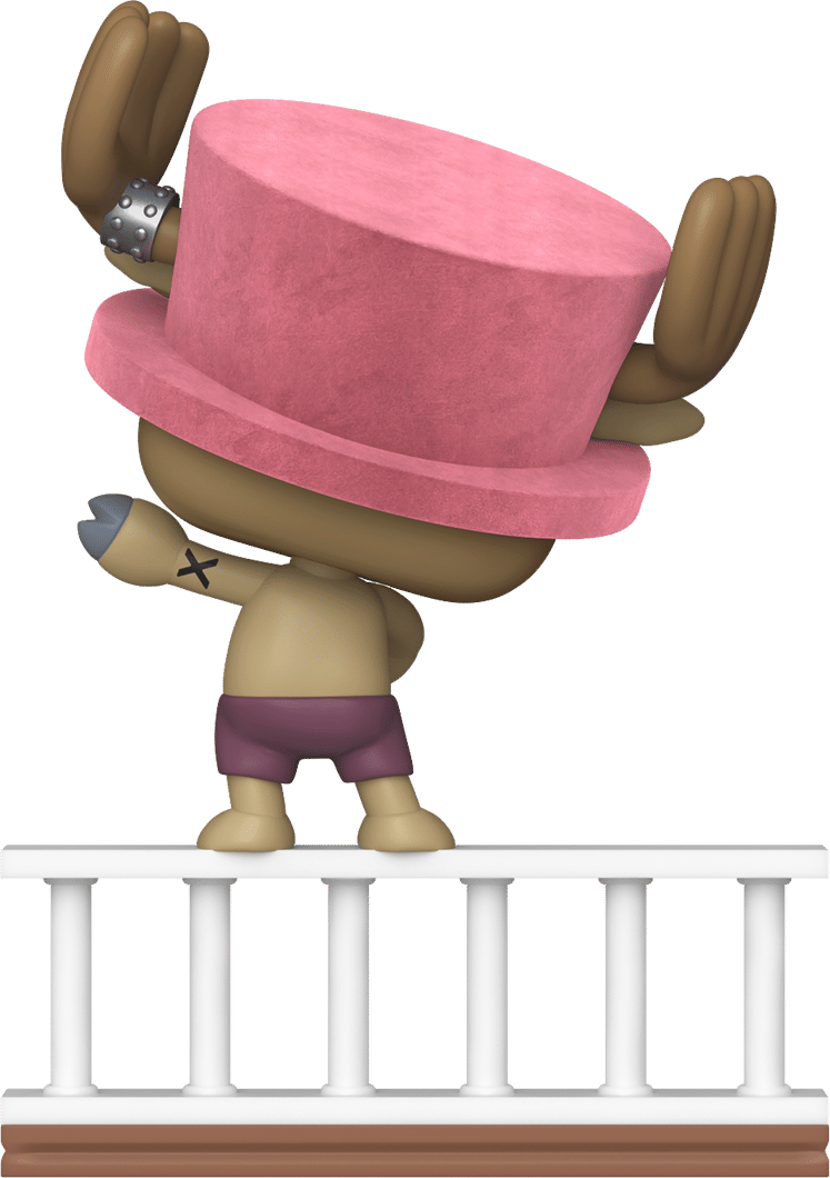 Funko One Piece – Tony Tony Chopper US Exclusive Build - A - Scene Flocked Pop! Vinyl [RS]