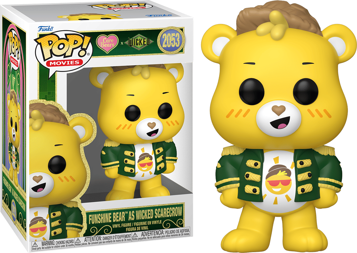 Funko Wicked x Care Bears – Funshine Bear as Wicked Scarecrow Pop! Vinyl