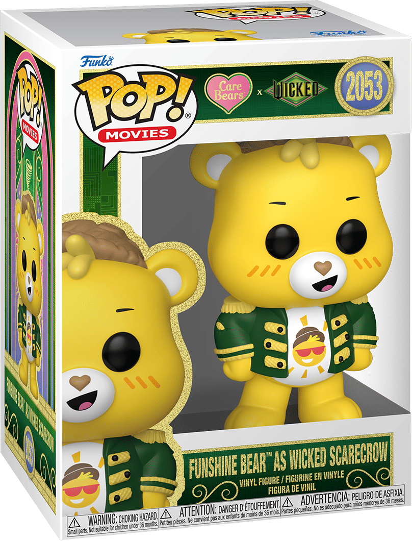 Funko Wicked x Care Bears – Funshine Bear as Wicked Scarecrow Pop! Vinyl