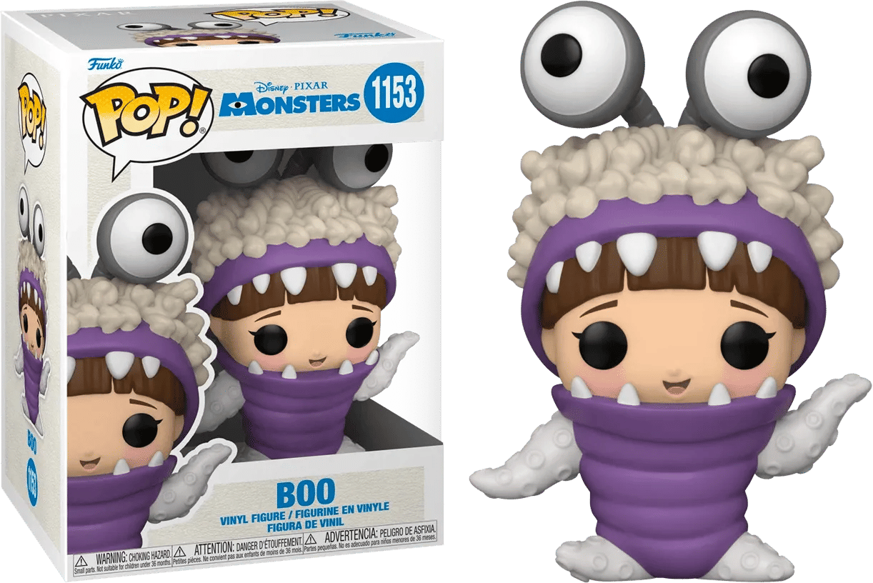 Funko Monsters Inc - Boo with Hood Up 20th Anniversary Pop! Vinyl