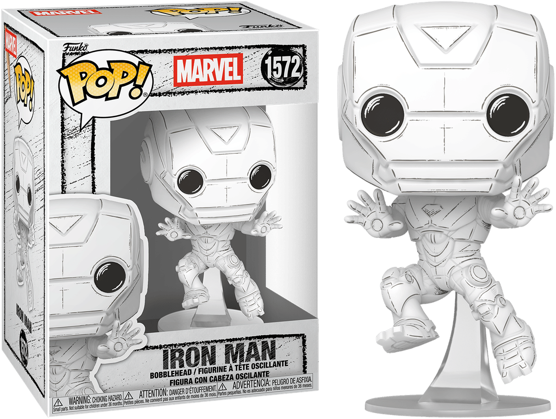Funko Marvel: Sketched - Iron Man Pop! Vinyl