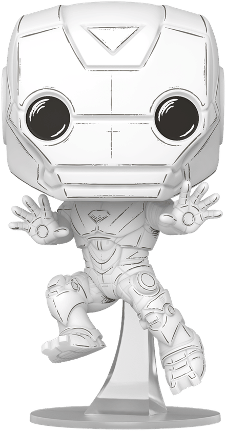 Funko Marvel: Sketched - Iron Man Pop! Vinyl