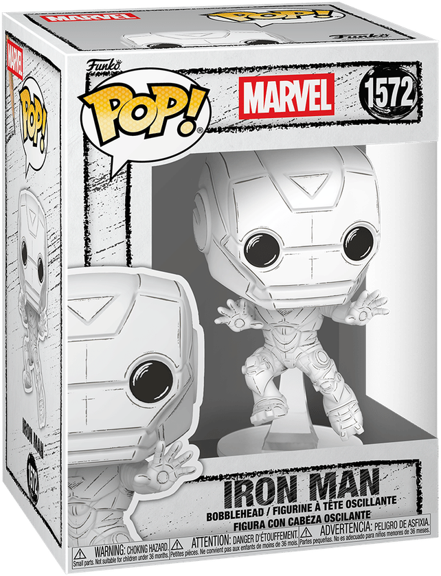 Funko Marvel: Sketched - Iron Man Pop! Vinyl