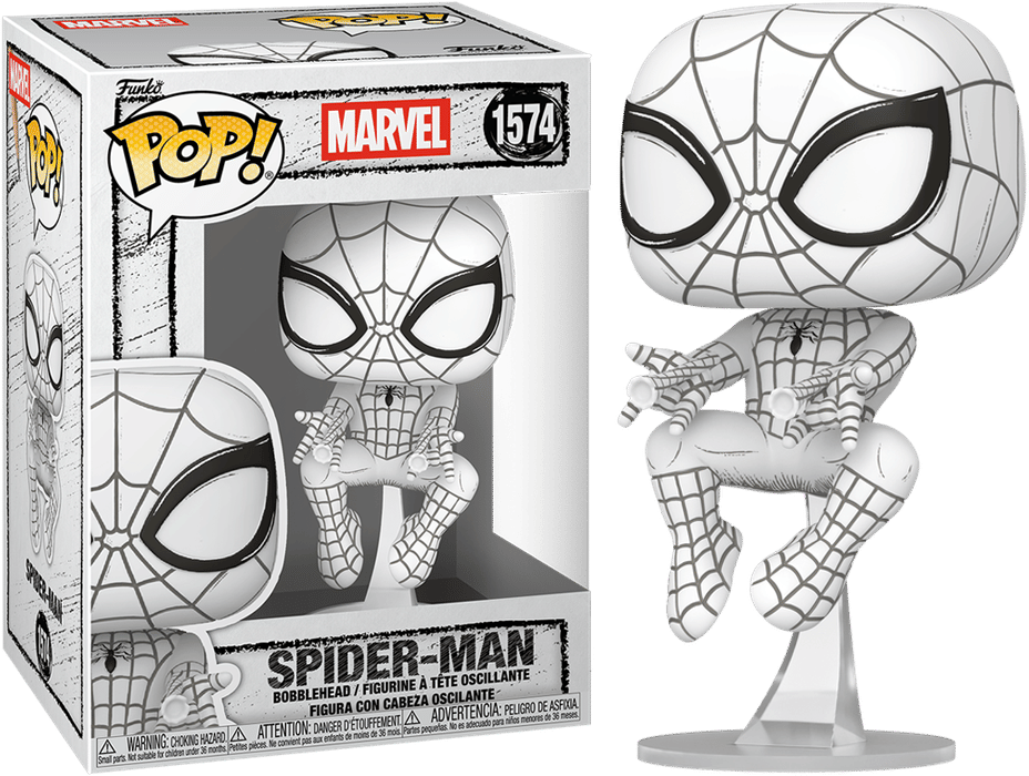 Funko Marvel: Sketched - Spider - Man Pop! Vinyl