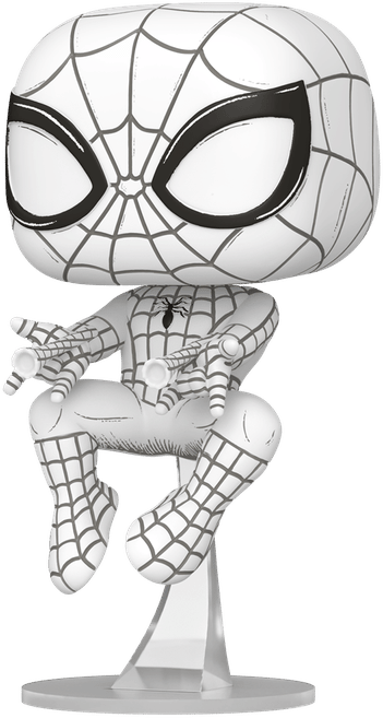 Funko Marvel: Sketched - Spider - Man Pop! Vinyl