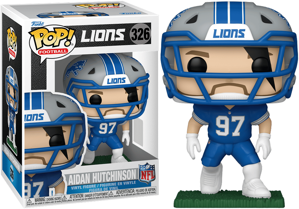 Funko NFL: Lions - Aidan Hutchinsons (Home) Pop! Vinyl