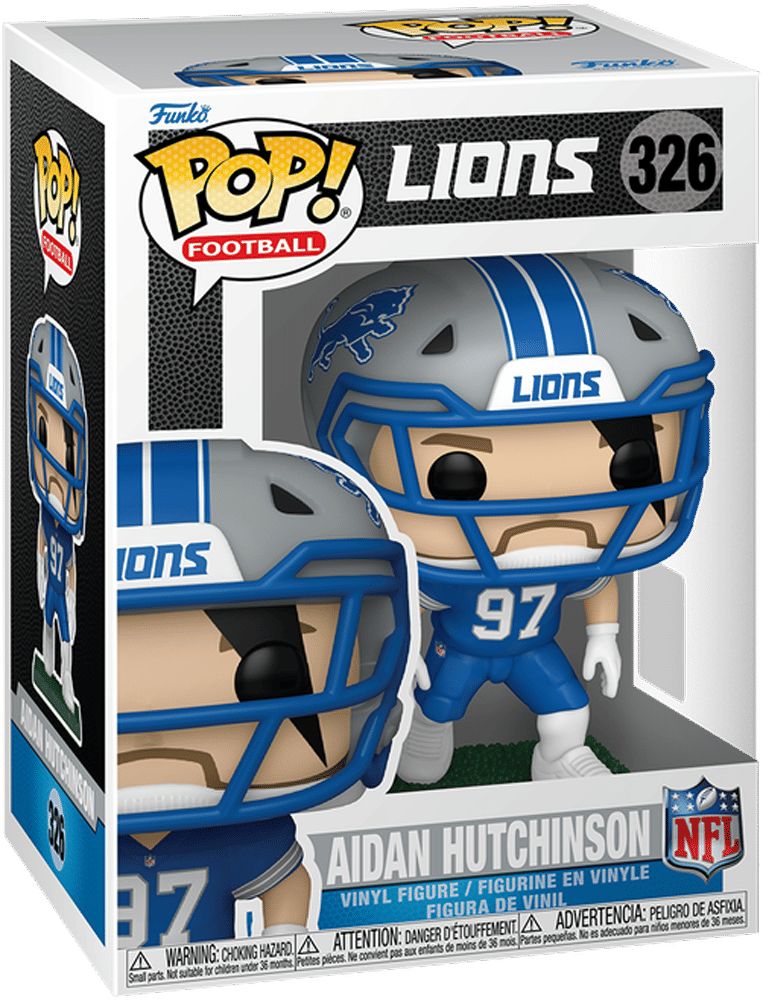 Funko NFL: Lions - Aidan Hutchinsons (Home) Pop! Vinyl