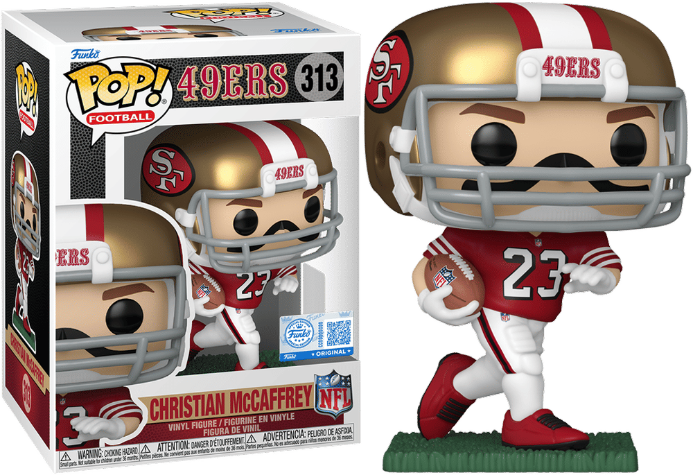 Funko NFL: 49ers - Christian McCaffrey (Throwback) Pop! Vinyl