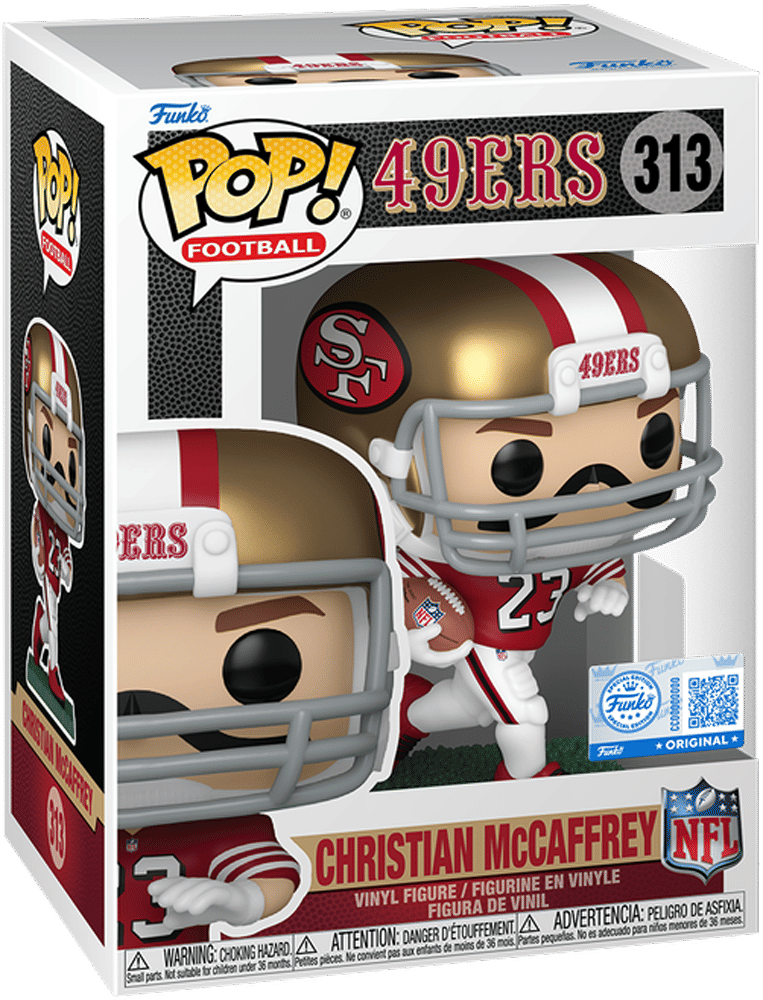 Funko NFL: 49ers - Christian McCaffrey (Throwback) Pop! Vinyl
