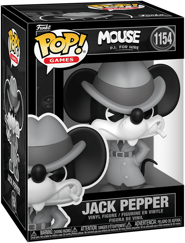 Funko MOUSE: P.I. For Hire - Jack Pepper Pop! Vinyl