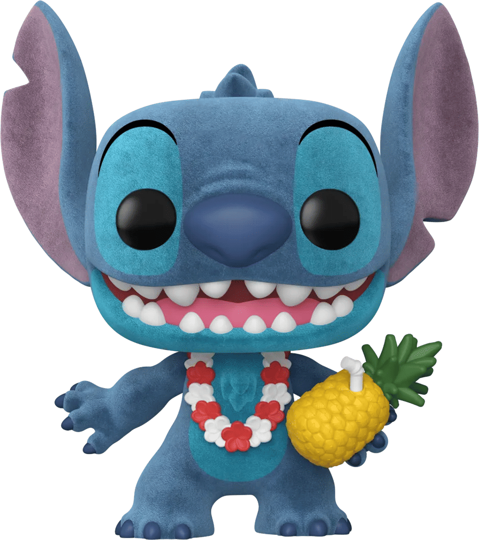 Funko Lilo & Stitch - Luau Stitch US Exclusive Flocked Pop! Vinyl [RS]
