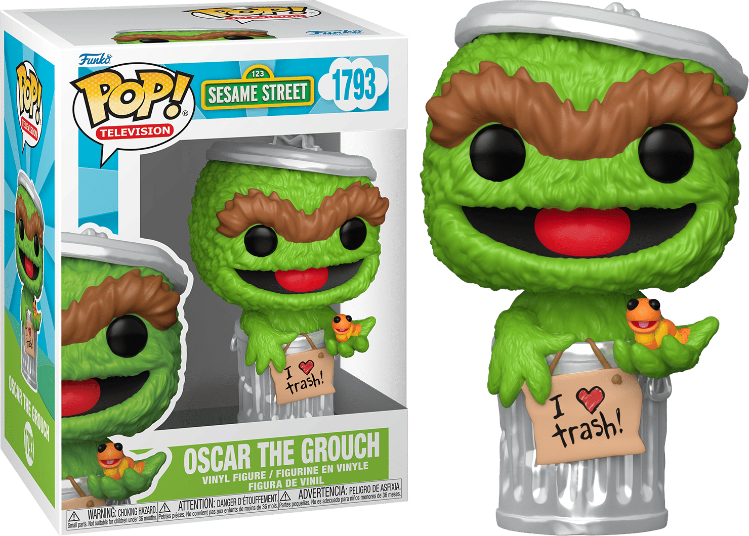 Funko Sesame Street - Oscar the Grouch Pop! Vinyl