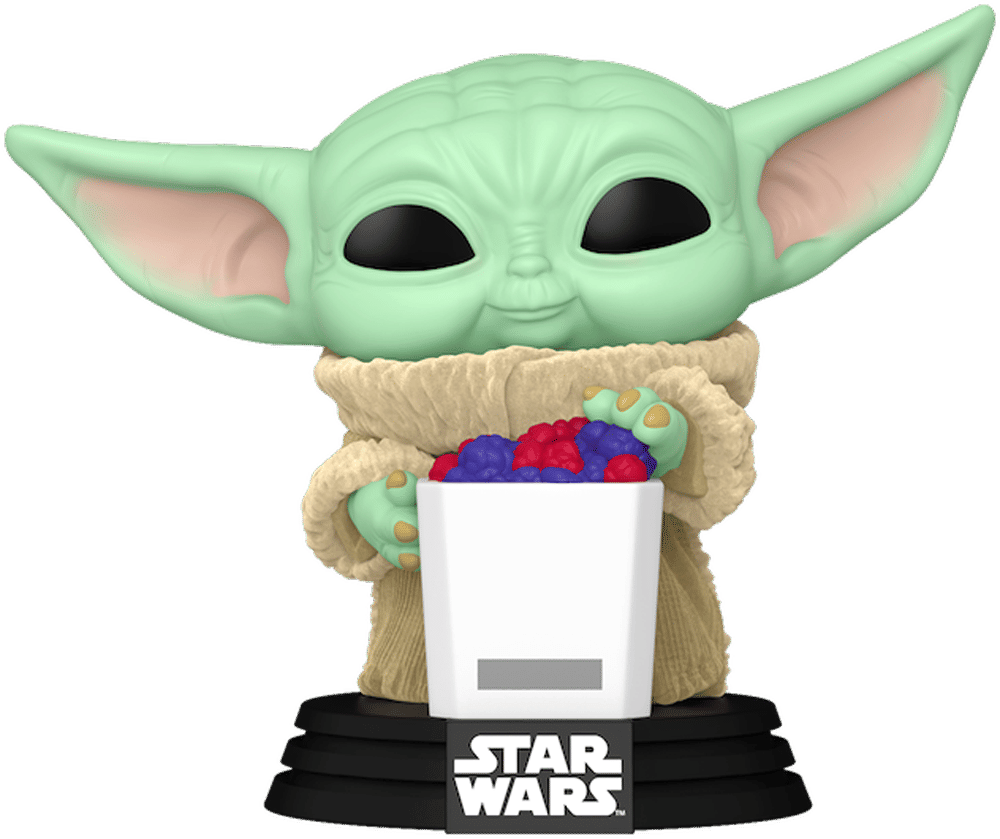 Funko The Mandalorian & Grogu (2026) - Grogu (with Food) US Exclusive Flocked Pop! Vinyl [RS]