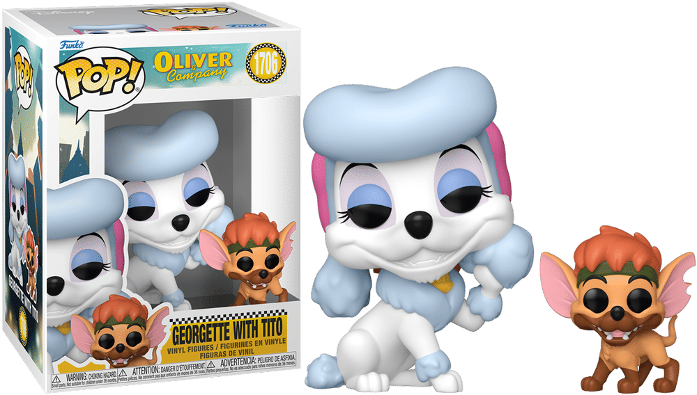 Funko Oliver and Company (1988) - Georgette with Tito Pop! Vinyl