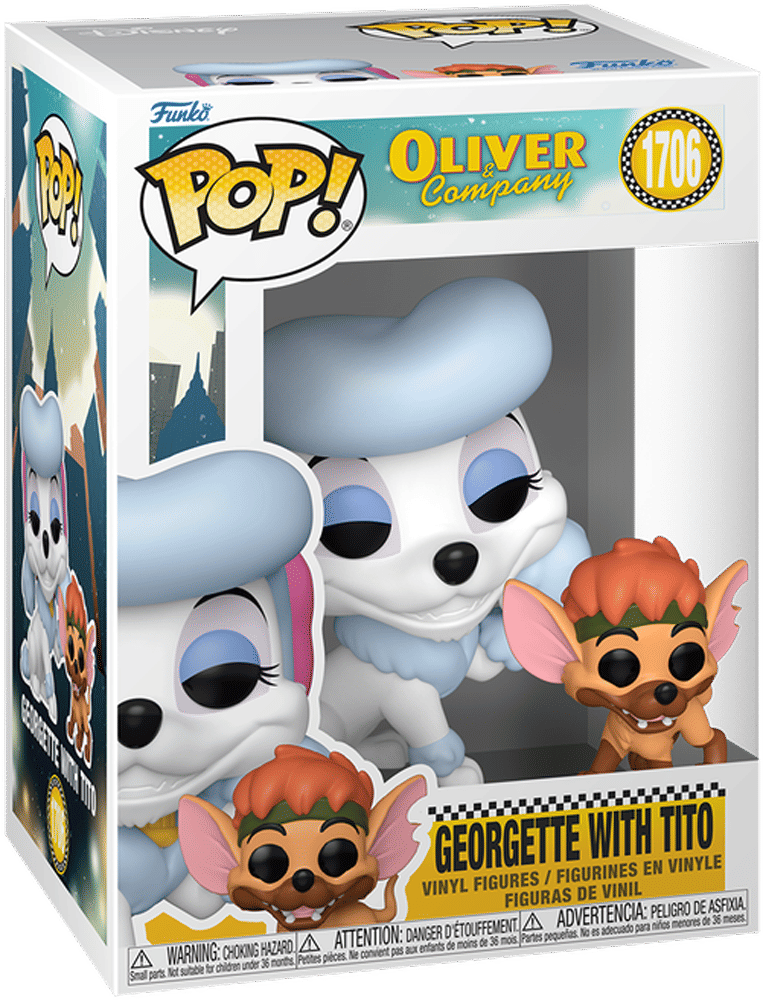 Funko Oliver and Company (1988) - Georgette with Tito Pop! Vinyl