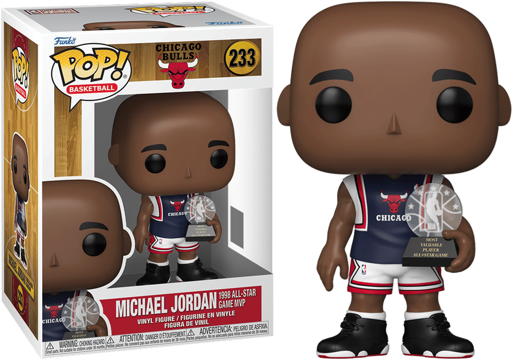 Funko NBA: Bulls - Michael Jordan (1998 All - Star Game MVP) Pop! Vinyl