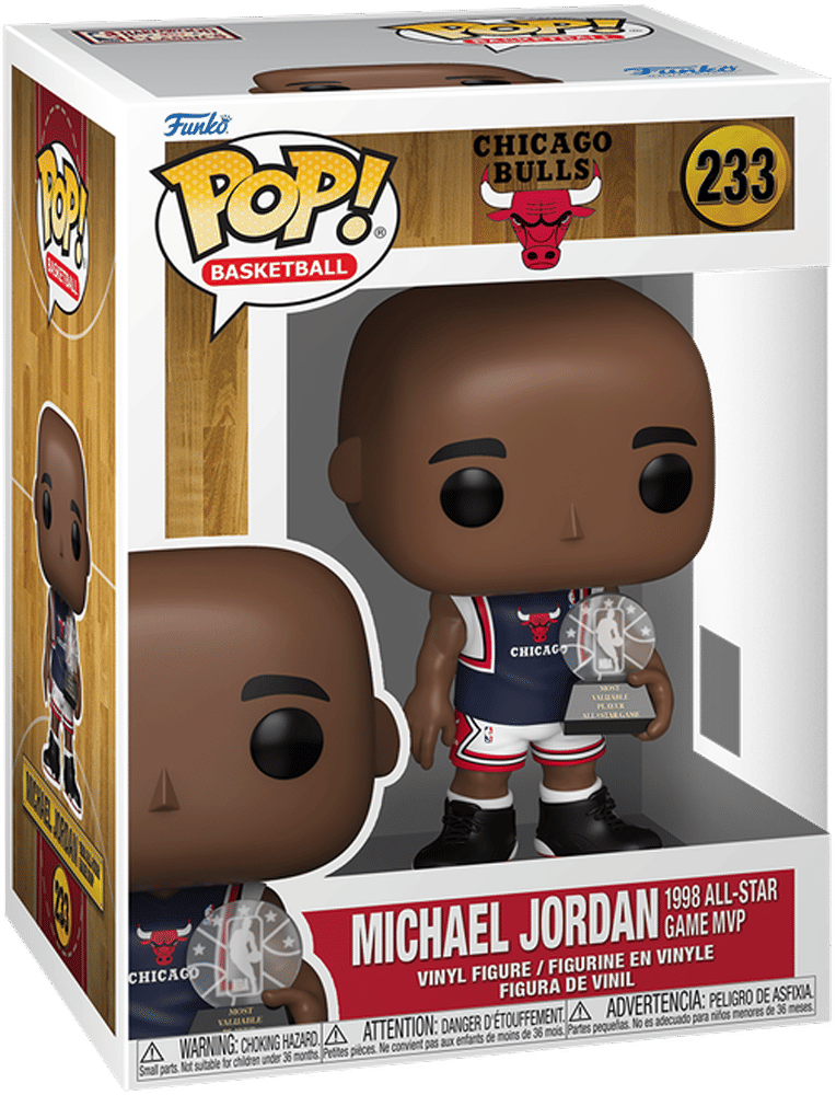 Funko NBA: Bulls - Michael Jordan (1998 All - Star Game MVP) Pop! Vinyl