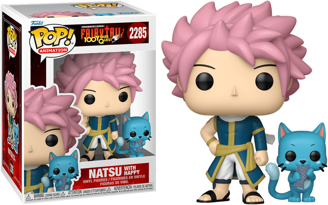 Funko Fairy Tail: 100 Year Quest - Natsu & Happy Pop! Vinyl
