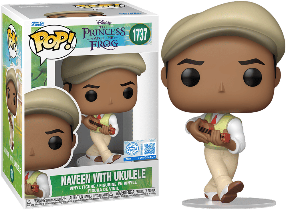 Funko The Princess and The Frog - Naveen with Ukulele Pop! Vinyl
