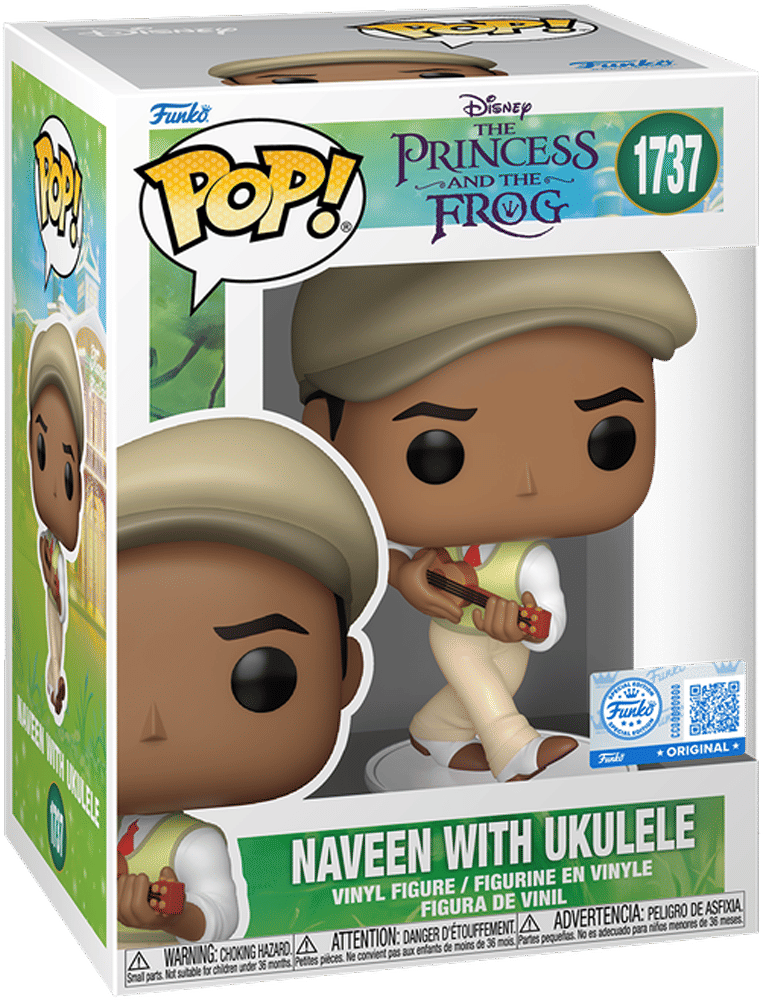 Funko The Princess and The Frog - Naveen with Ukulele Pop! Vinyl