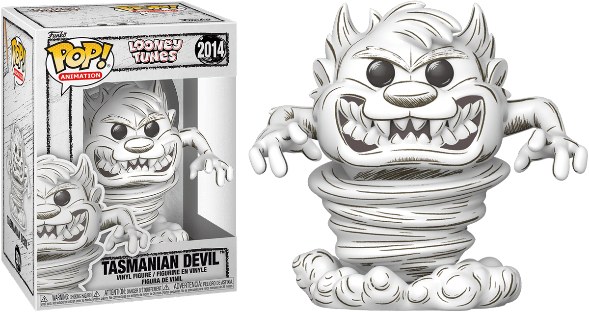 Funko Looney Tunes: Sketched - Tasmanian Devil Pop! Vinyl