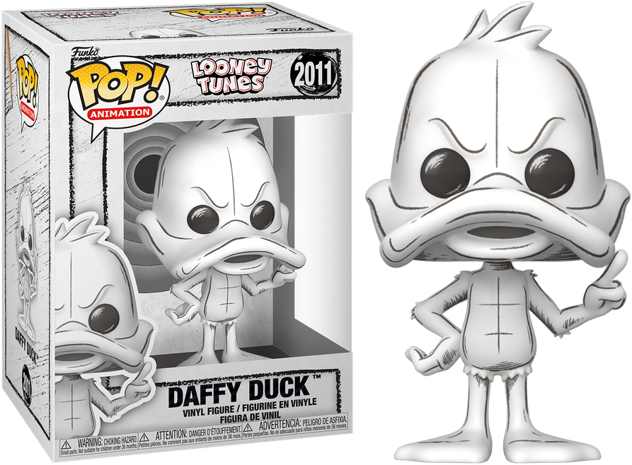 Funko Looney Tunes: Sketched - Daffy Duck Pop! Vinyl