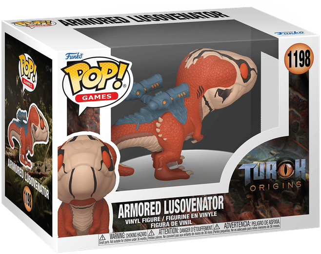 Funko Turok: Origins - Armored Lusovenator Pop! Vinyl