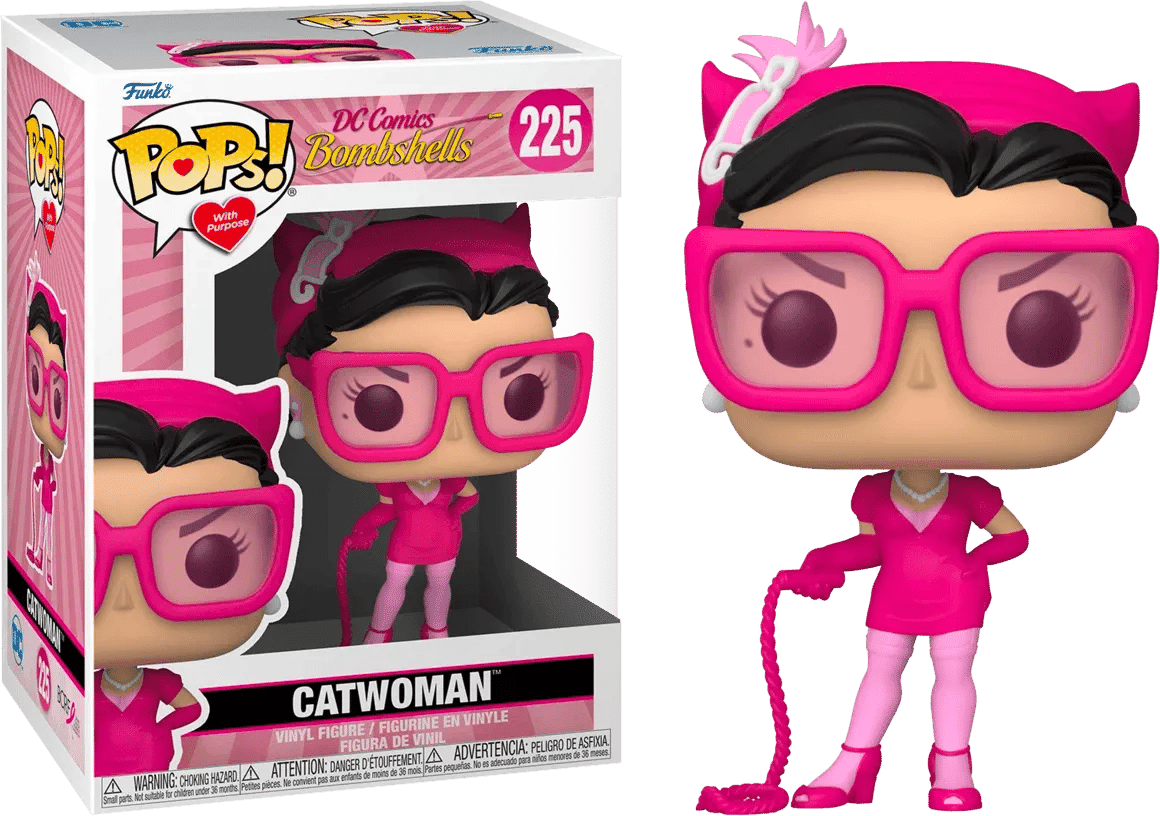 Funko DC Bombshells - Catwoman Breast Cancer Awareness Pop! Vinyl