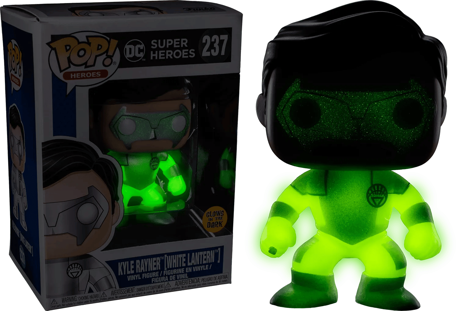 Funko Green Lantern - Kyle Rayner (White Lantern) Glow US Exclusive Pop! Vinyl