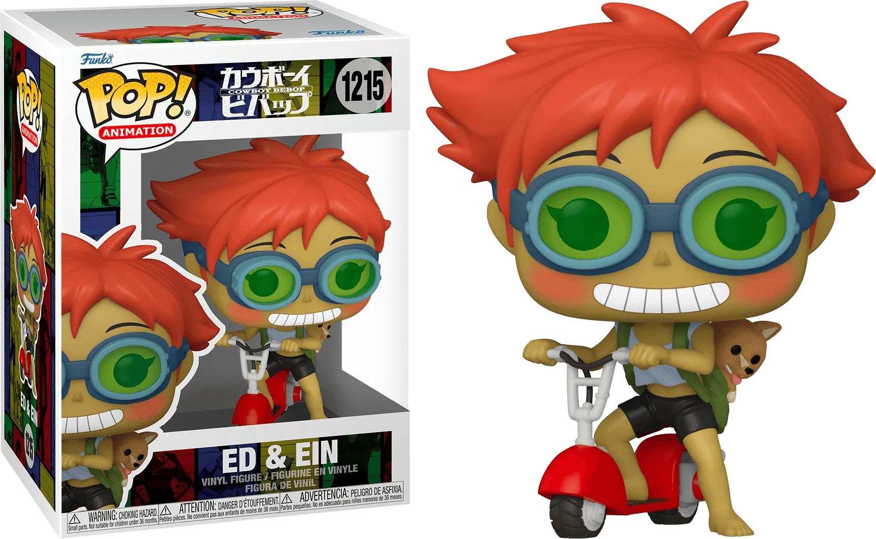 Funko Cowboy Bebop - Ed & Ein Scooter Pop! Vinyl