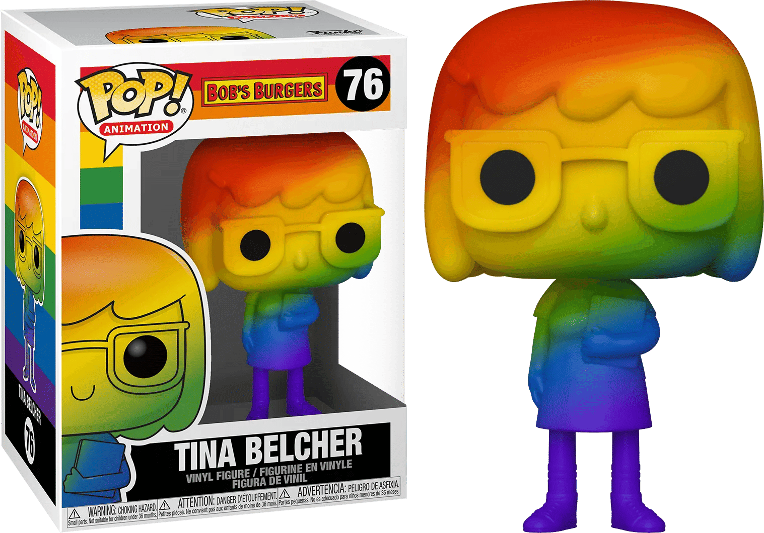 Funko Bob's Burgers - Tina Belcher Rainbow Pride Pop! Vinyl