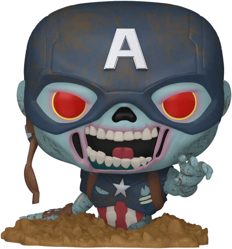 Funko Marvel: Zombies - Zombie Captain America Pop! Vinyl