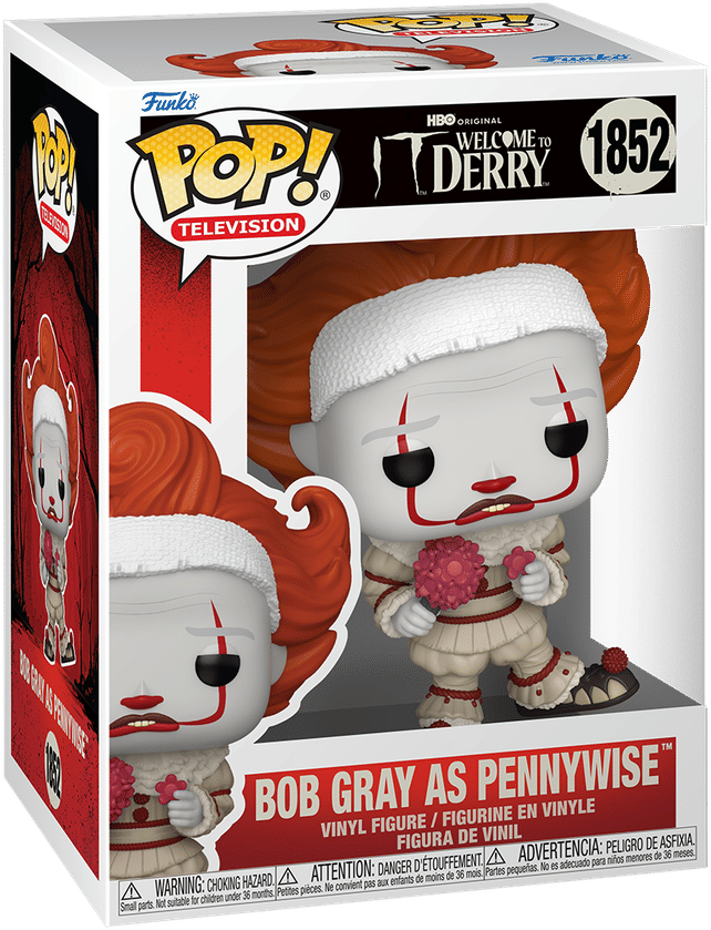 Funko It: Welcome to Derry - Bob Gray as Pennywise Pop! Vinyl