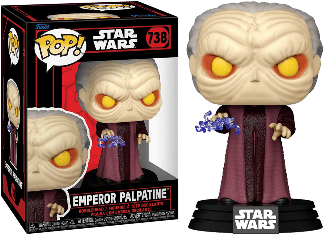 Funko Star Wars: Darkside - Emperor Palpatine Pop! Vinyl