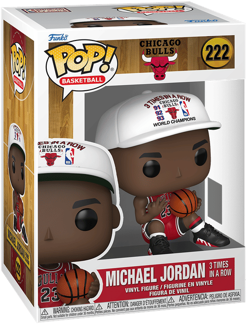 Funko NBA: Bulls - Michael Jordan (3 in a Row) Pop! Vinyl