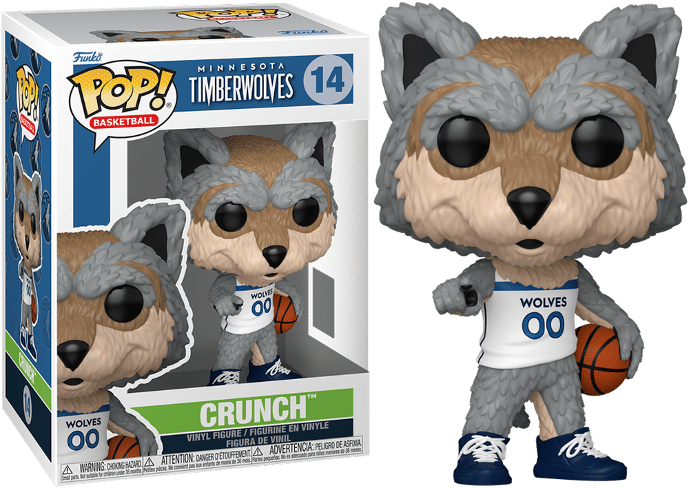 Funko NBA: Mascots - Minnesota Crunch the Wolf Pop! Vinyl